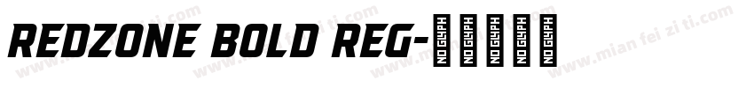 Redzone Bold Reg字体转换